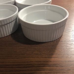 Ramikin set of 4 white